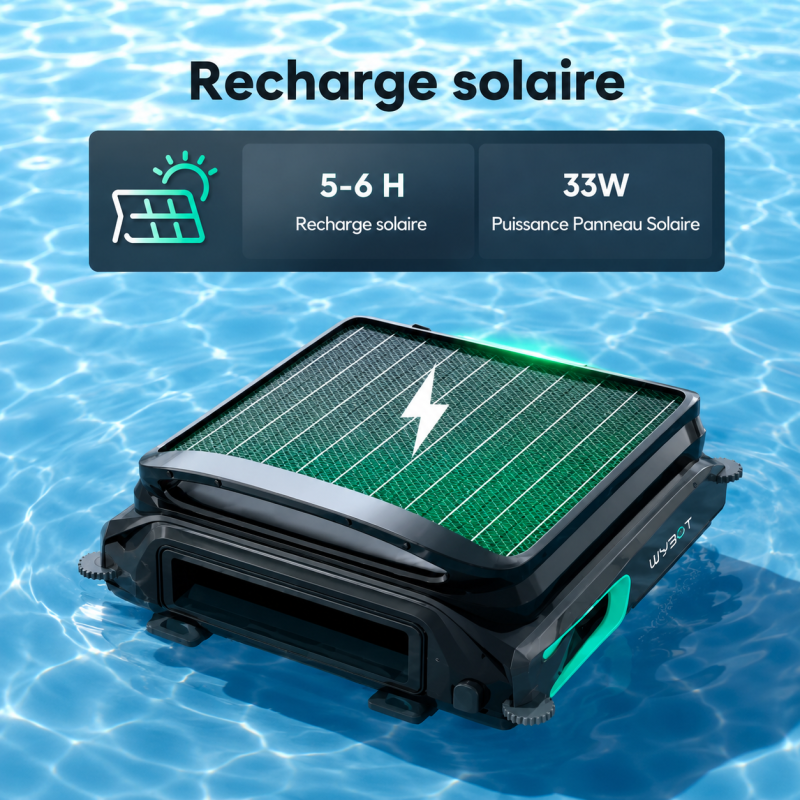 Skimmer solaire WYBOT F1 | Robot autonome de surface pour piscine