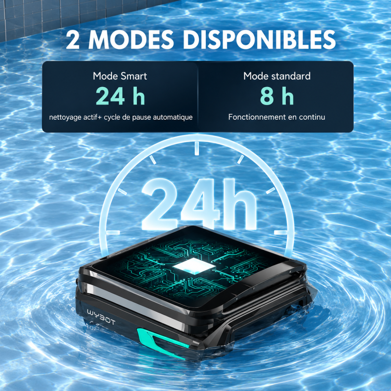 Skimmer solaire WYBOT F1 | Robot autonome de surface pour piscine
