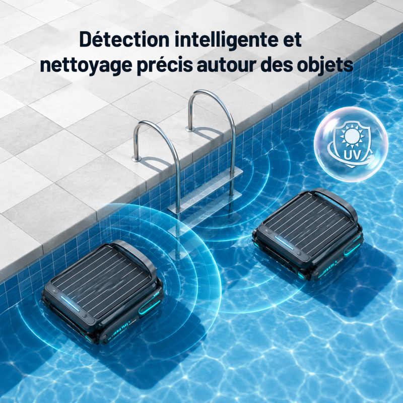 Skimmer solaire WYBOT F1 | Robot autonome de surface pour piscine