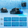 Robot piscine solaire WYBOT S2 Solar Vision – Fond, parois et ligne d’eau