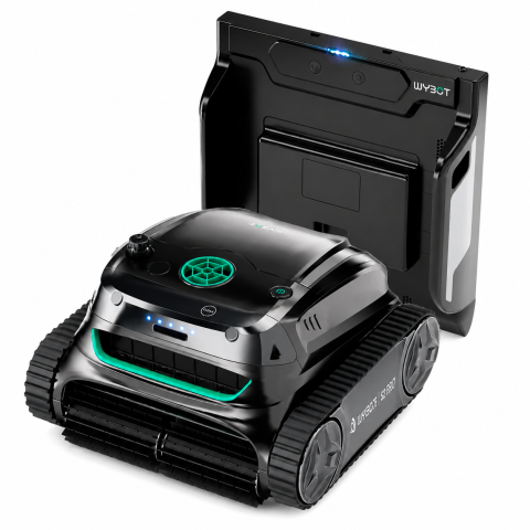 Robot piscine sans fil WYBOT S2 Pro – Station de charge automatique