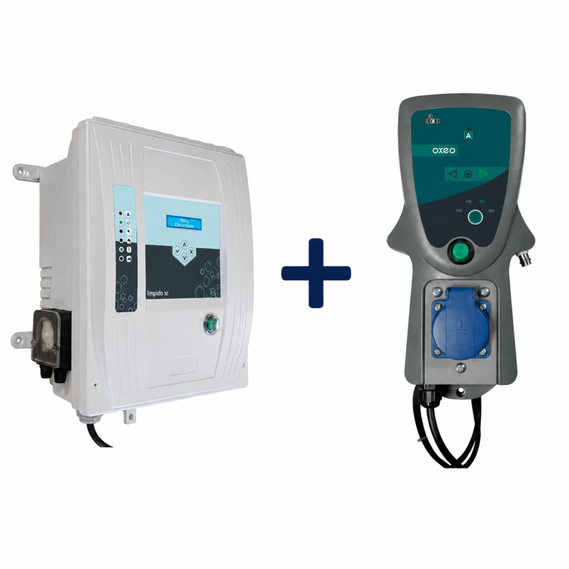Pack Électrolyseur CCEI Limpido XC pH + Analyseur ORP Oxeo SP