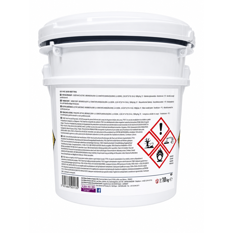Brome lent hth® désinfection régulière - pastilles 20 g