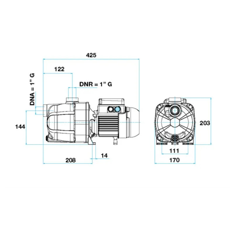 Surpresseur Zodiac Polaris 1 cv mono sans kit de connection - RECONDITIONNÉ
