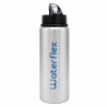 Gourde Waterflex aluminium 0,6 L argentée | Antifuite