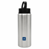 Gourde Waterflex aluminium 0,6 L argentée | Antifuite