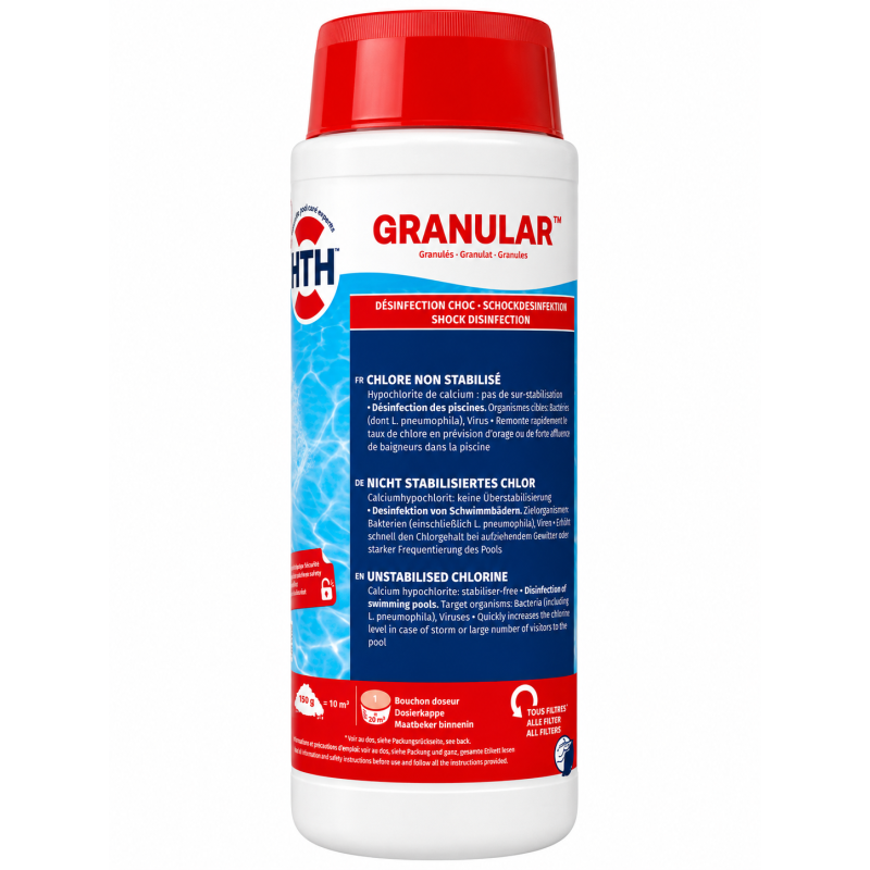Hypochlorite de calcium - Chlore choc hth® Granular