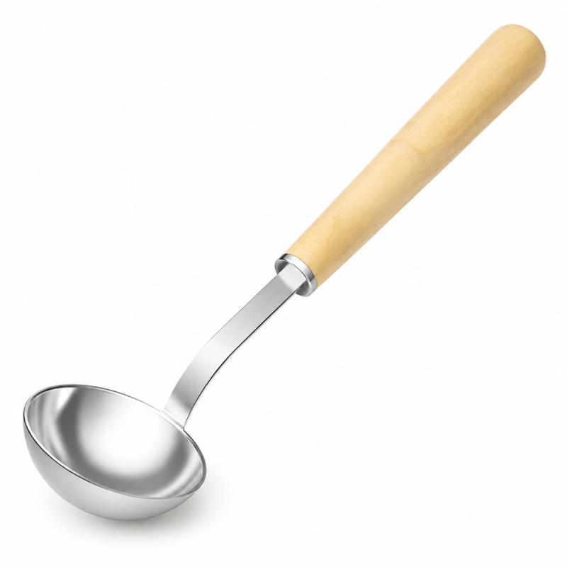 Louche pour Sauna Holl's - Inox & Pin - 40 cm