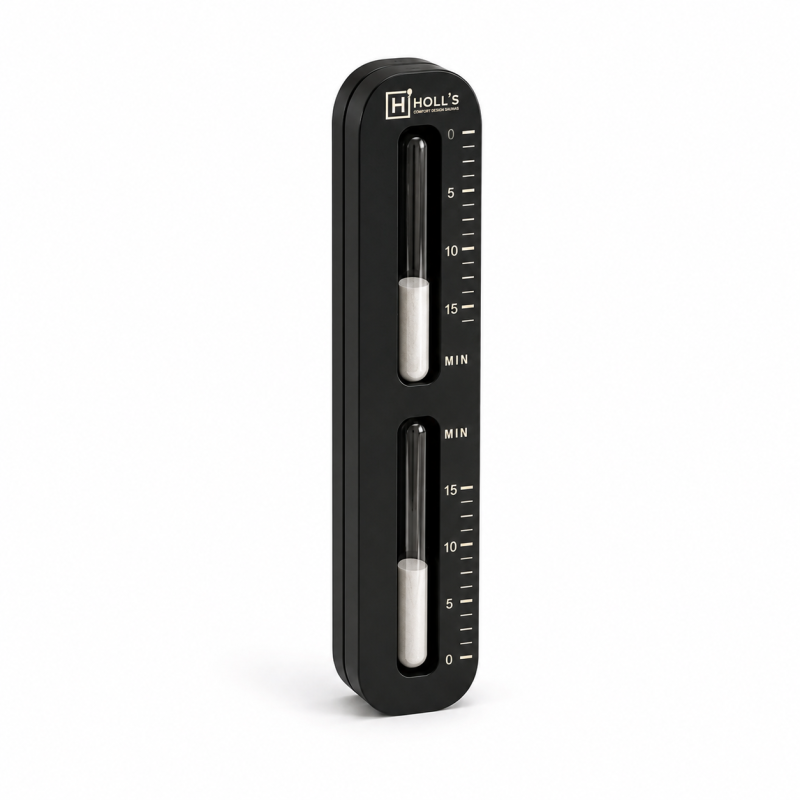 Sablier ou Thermomètre Sauna Holl's - Onyxia Black