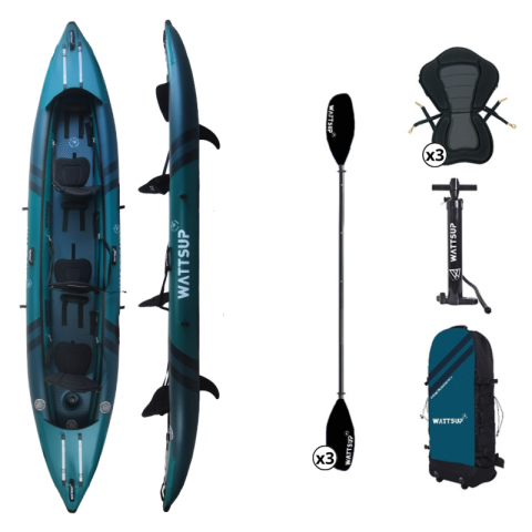 Kayak Gonflable Wattsup COD 3P – Kayak 3 Places
