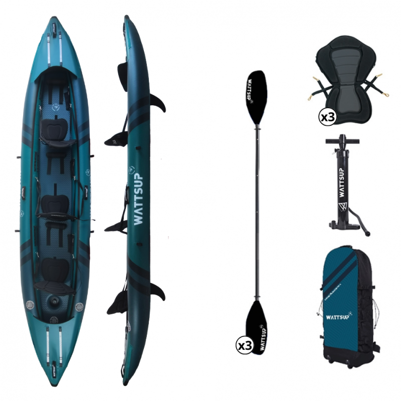 Kayak Gonflable Wattsup COD 3P – Kayak 3 Places