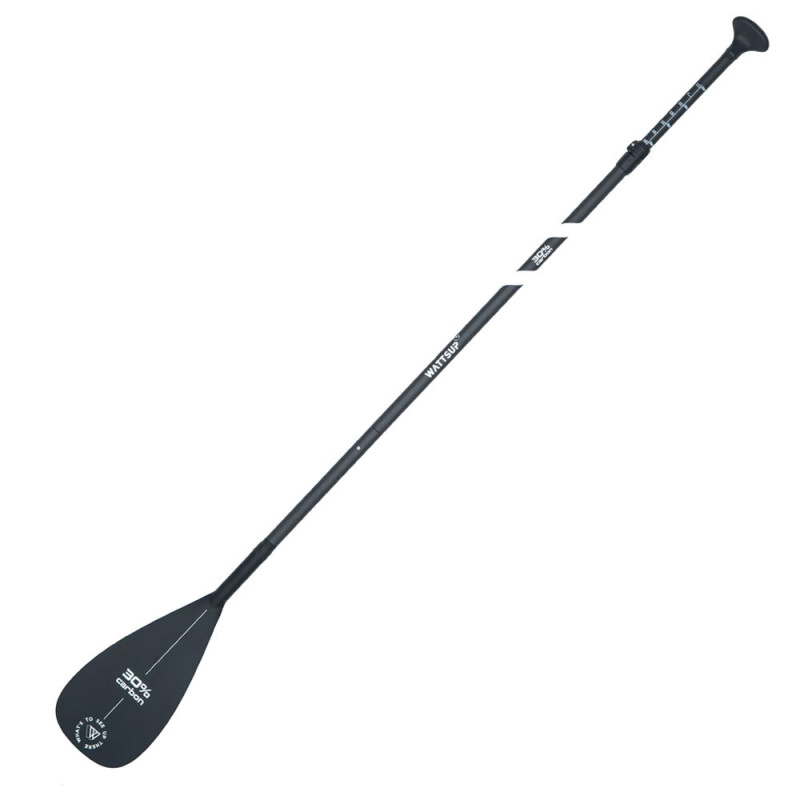 Pagaie SUP WATTSUP 30% Carbone 3 Parties Réglable