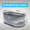 NetSpa Järvi Ice Bath avec Chiller - Bain Froid 2 Places