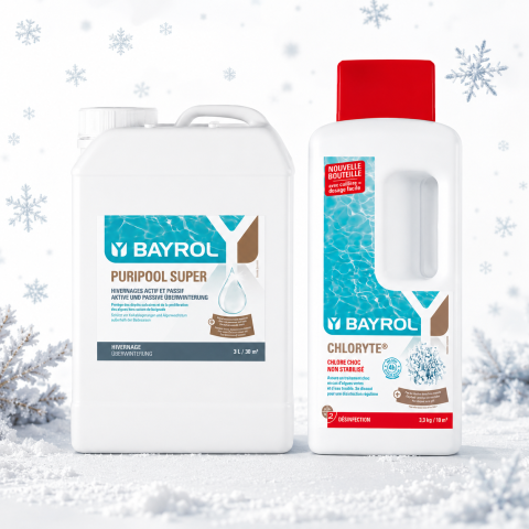 Pack Hivernage Piscine Bayrol | Puripool Super + Chloryte