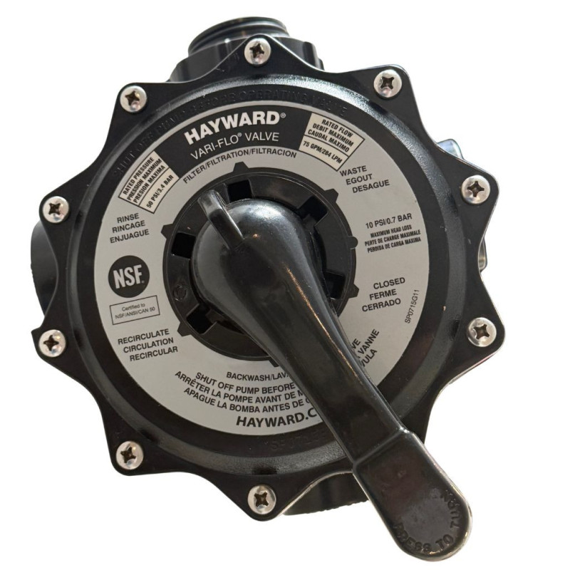 Vanne originale Hayward SIDE 6 voies SP0715X62E - S0310S/S0360S - RECONDITIONNÉ