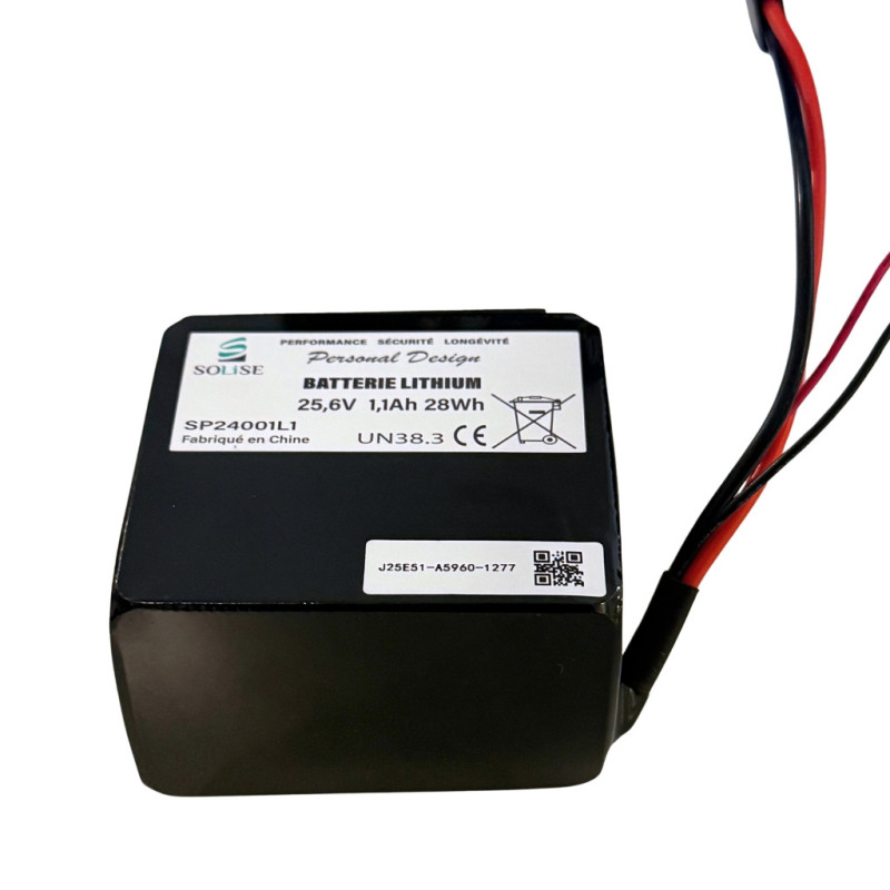 Batterie Lithium 25,6V 1,1Ah 28CH pour iScoot 700