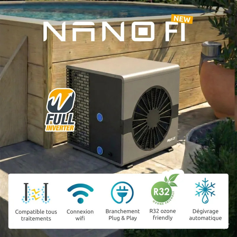 Pompe à chaleur Poolex Nano Full Inverter 3 kW
