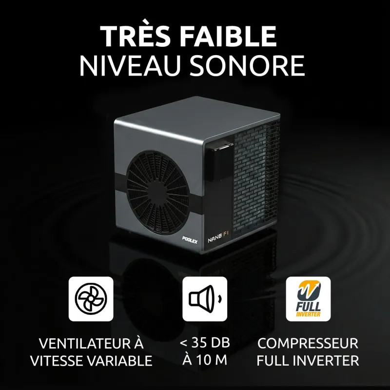 Pompe à chaleur Poolex Nano Full Inverter 3 kW