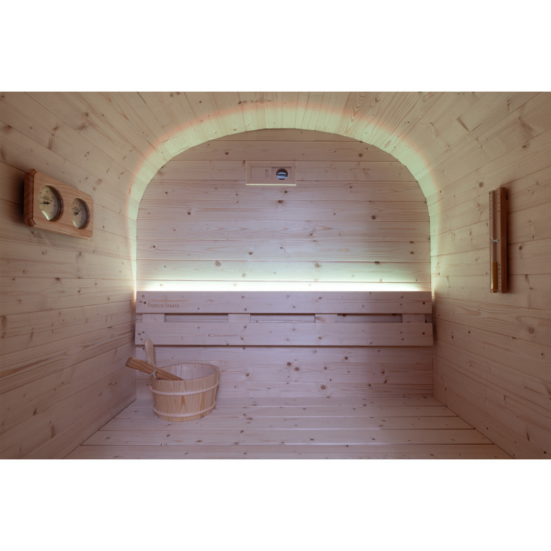 Sauna extérieur Gaïa Urban France Sauna – 2 places