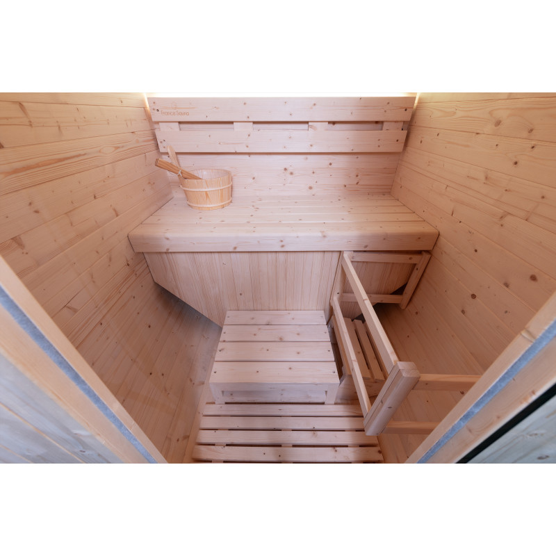 Sauna extérieur Gaïa Urban France Sauna – 2 places