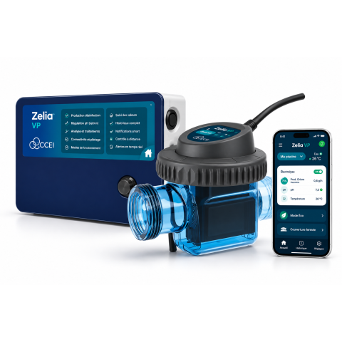 Électrolyseur de sel CCEI Zelia VP connecté WiFi