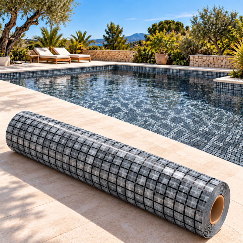 Liner PVC armé 150/100 Haogenplast Matrix – 41,25 m²