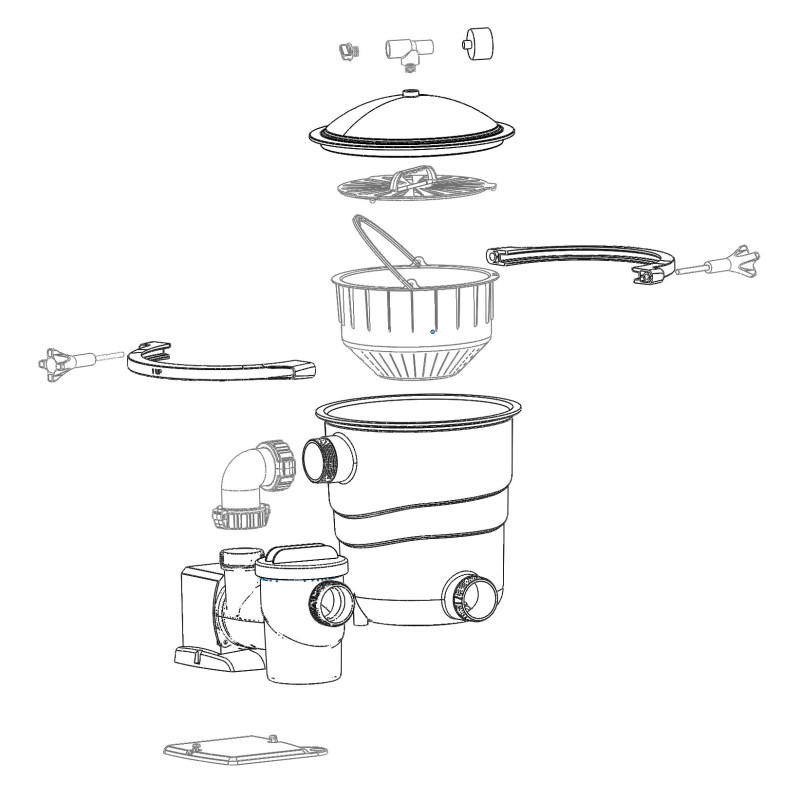 Groupe de filtration à balles Poolex Filter Max