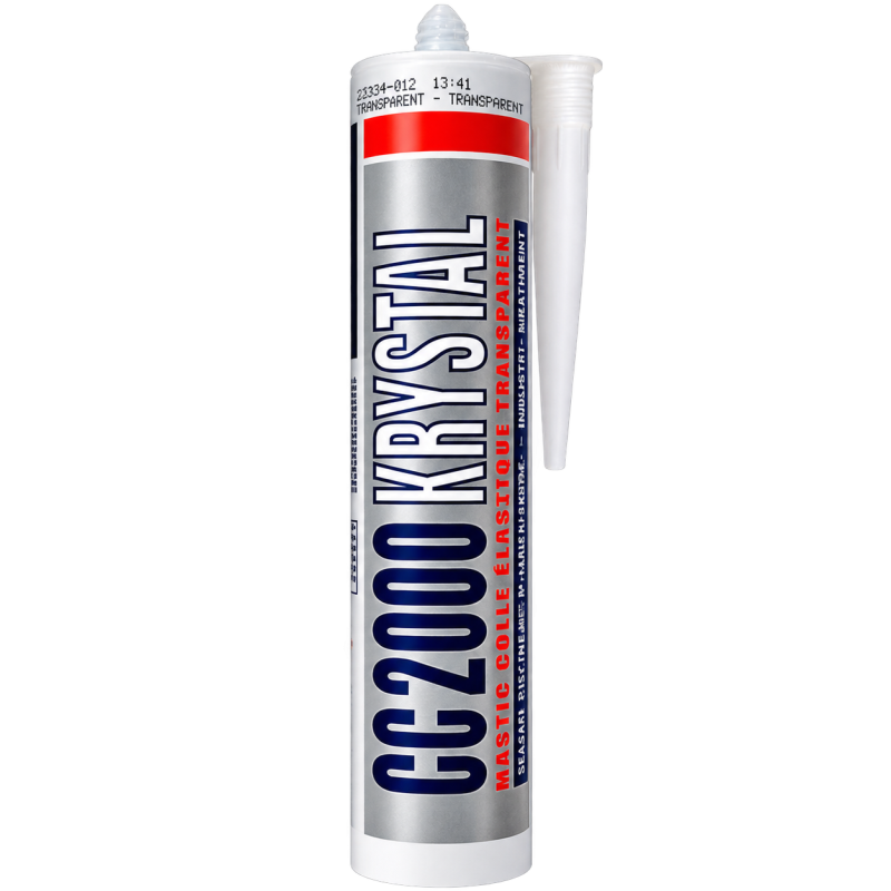Mastic Colle CC2000 Blanc ou Transparent pour Piscine