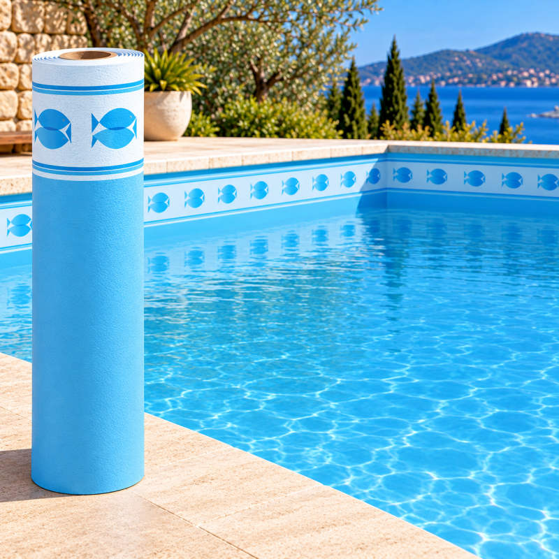 PVC armé DELIFOL 150/100e décor/mosaïque type NGB