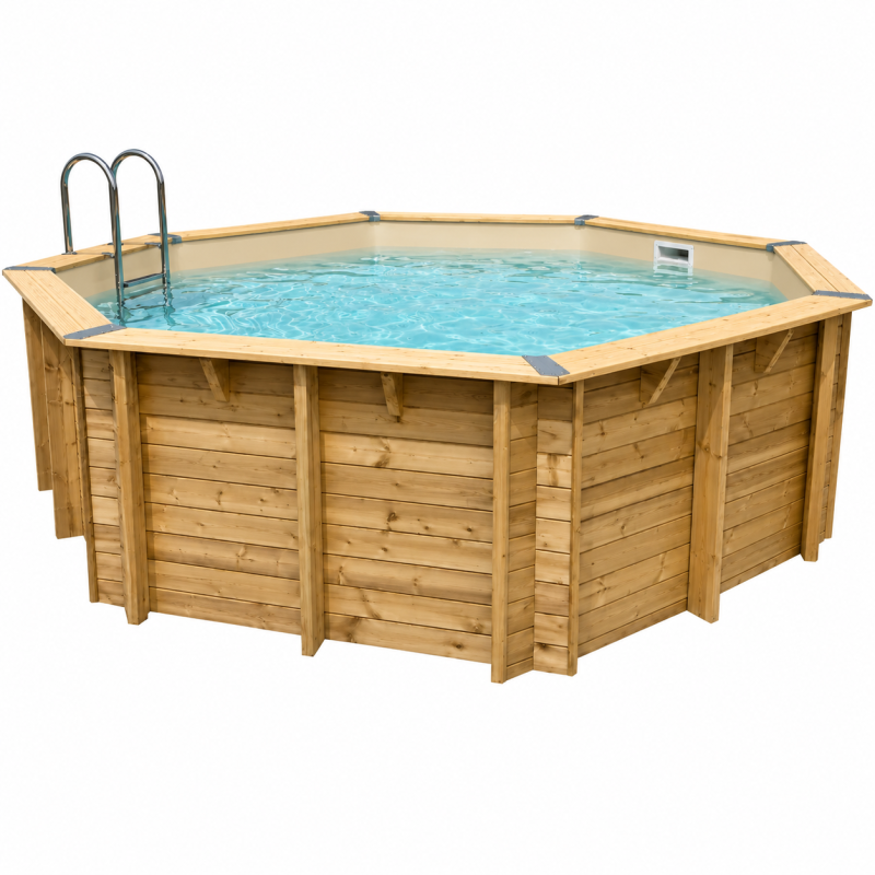 Piscine bois Ubbink Océa 580 Ø 5,80 m H1,30