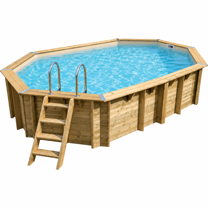 Piscine bois Ubbink Océa 400 x 610 H1,30