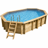 Piscine bois Ubbink Océa 400 x 610 H1,30
