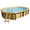 Piscine bois Ubbink Azura 400 x 610 H1,20