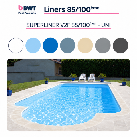 Liner uni PROCOPI Superliner V2F 85/100ème