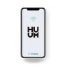 Télécommande HUUM WiFi Glass Black pour sauna connecté