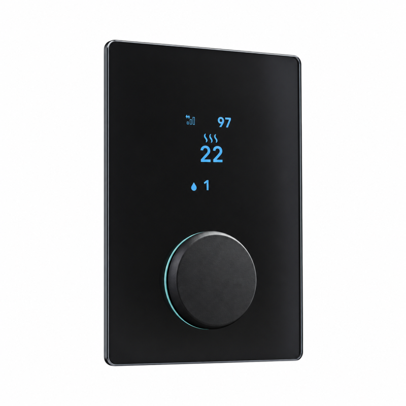 Télécommande HUUM WiFi Glass Black pour sauna connecté