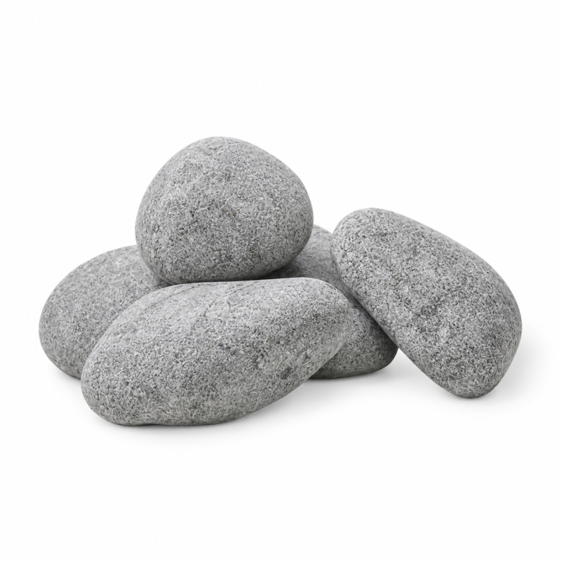 Pierres rondes HUUM pour poêle sauna 5-10 cm – 15 kg