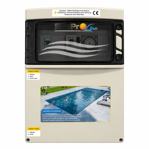 Coffret électrique SunProline 3 fonctions