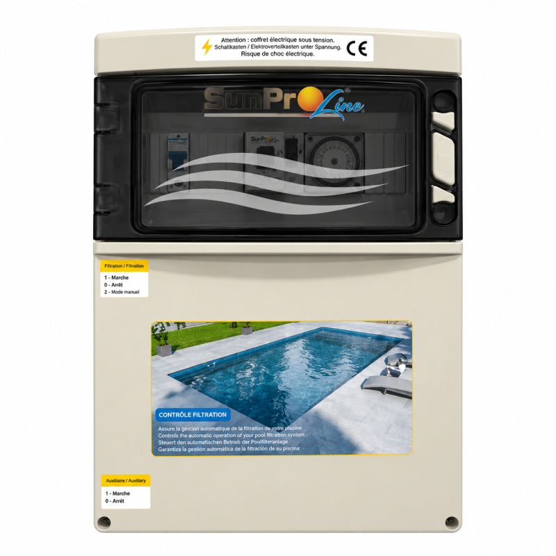 Coffret électrique SunProline 3 fonctions