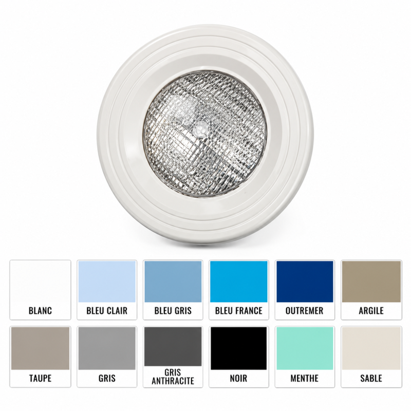 Projecteur LED blanche Aquareva 18W pour piscine liner