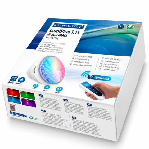 Kit lampe LED Astral LumiPlus PAR56 RGB Wireless