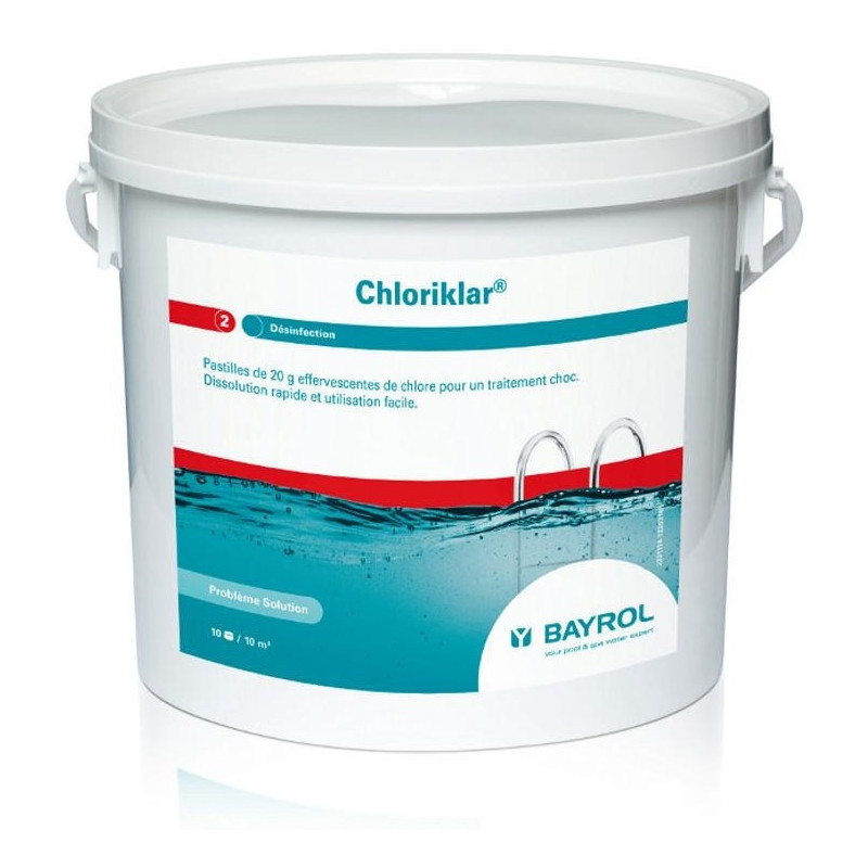 Traitement de l eau Bayrol Chloriklar chloration choc 5 kg