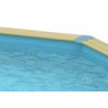 Piscine bois Ubbink Océa 580 Liner bleu