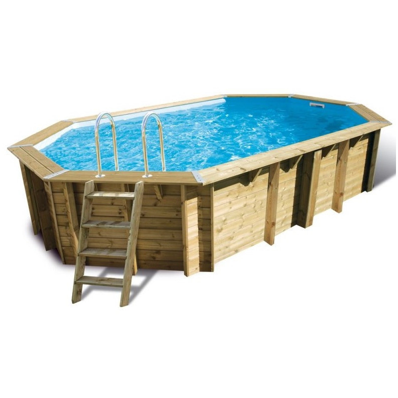 Piscine bois Ubbink Océa 355 x 550