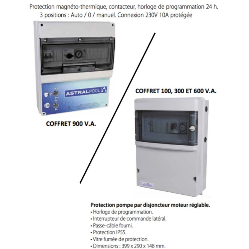 Kit construction Piscine béton (Enduite, Peinte, Carrelée), éclairage LED Couleur