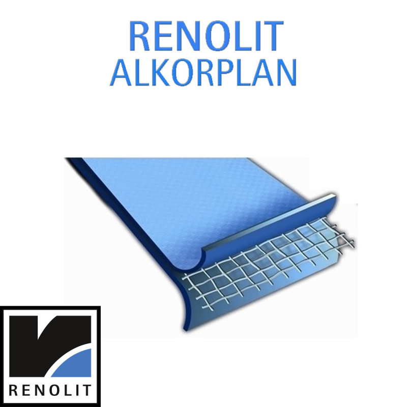 Liner PVC armé 150/100e Uni avec vernis Alkorplan