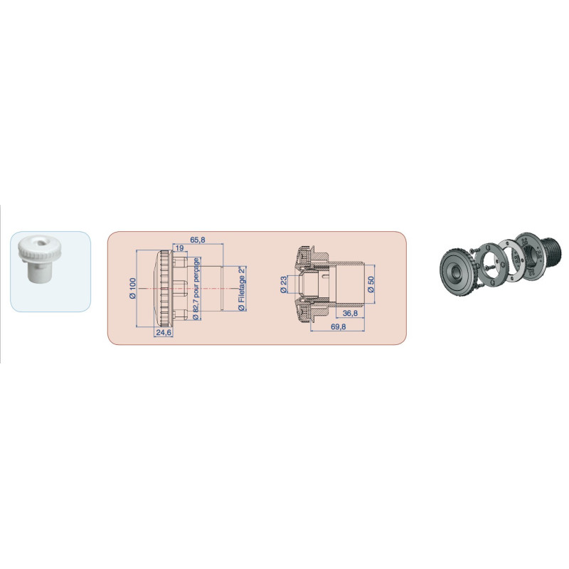 Buse de refoulement Aquareva