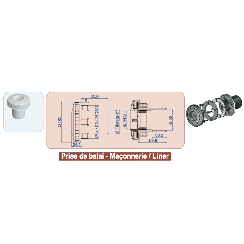 Prise balai Aquareva