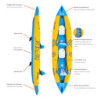 Kayak gonflable Zray Tahiti 395