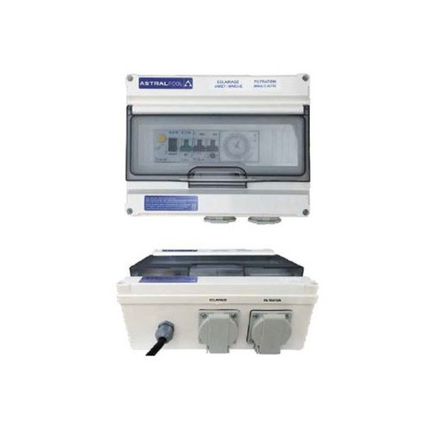 Coffret spécial piscine hors sol avec différentiel 30 MA Astralpool